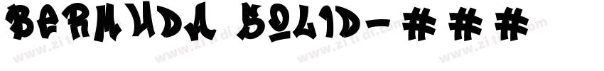 Bermuda Solid字体转换